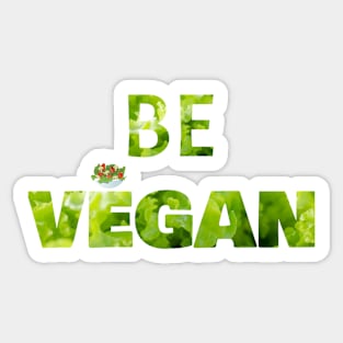 Be vegan Sticker